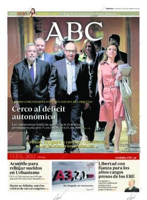 ABC CORDOBA 13-07-2012 página 1