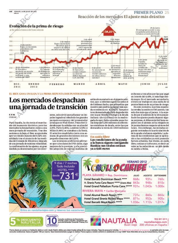 ABC MADRID 14-07-2012 página 25