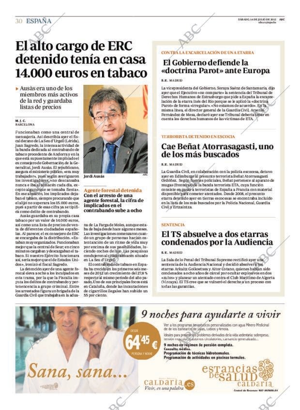 ABC MADRID 14-07-2012 página 30