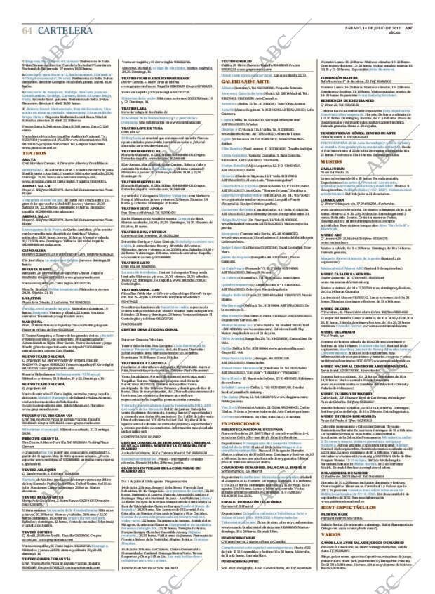 ABC MADRID 14-07-2012 página 64