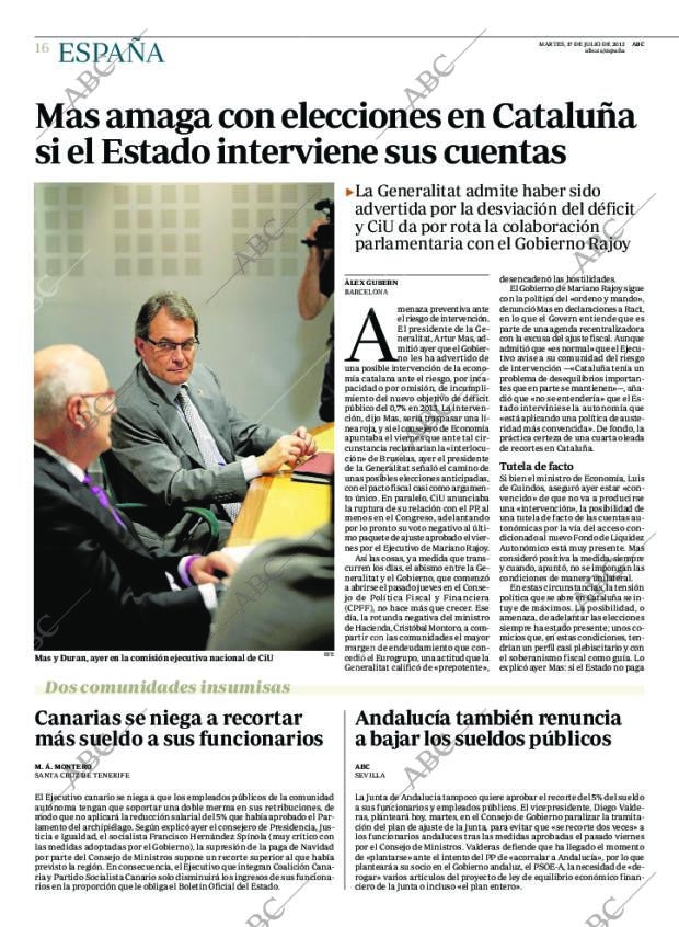 ABC MADRID 17-07-2012 página 16