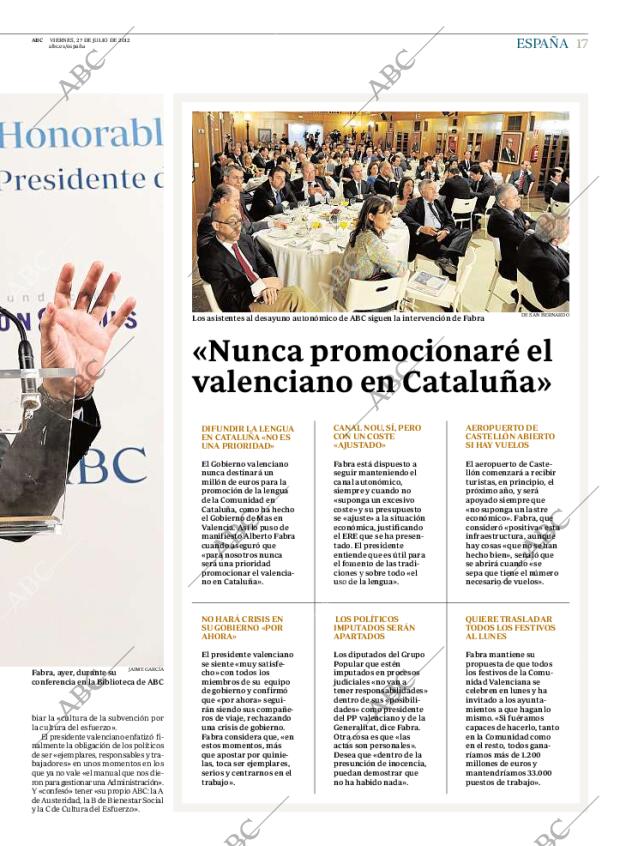 ABC MADRID 27-07-2012 página 17