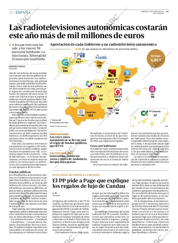 ABC MADRID 27-07-2012 página 20