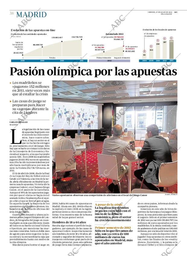 ABC MADRID 27-07-2012 página 38