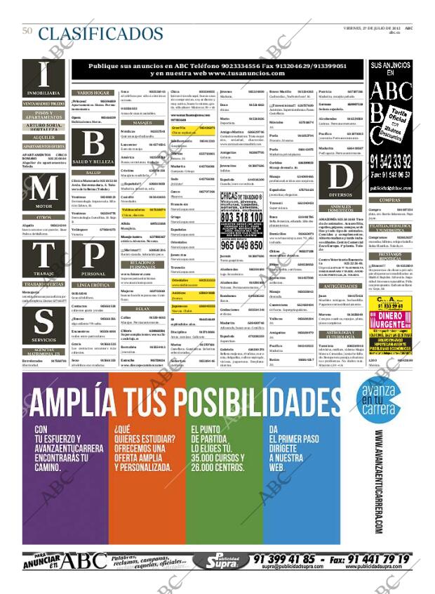 ABC MADRID 27-07-2012 página 50