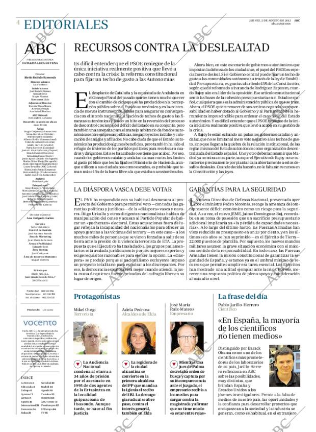 ABC MADRID 02-08-2012 página 4