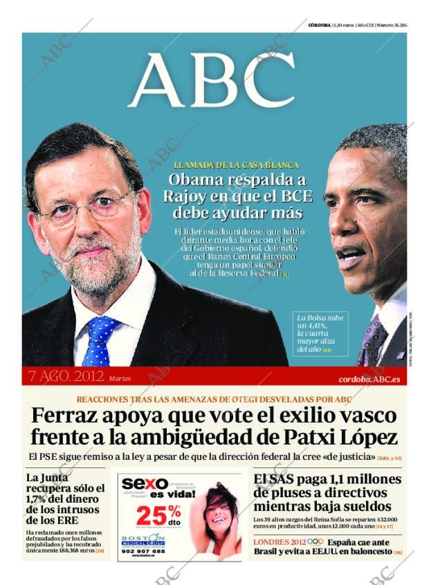 ABC CORDOBA 07-08-2012 página 1
