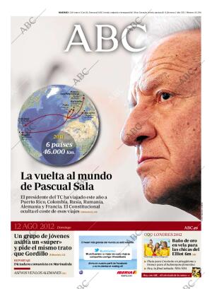 ABC MADRID 12-08-2012 página 1