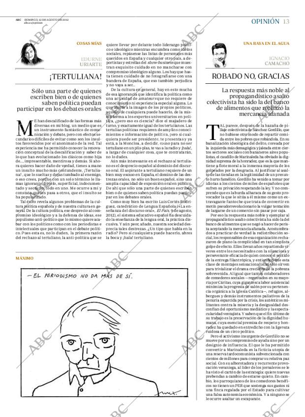 ABC MADRID 12-08-2012 página 13