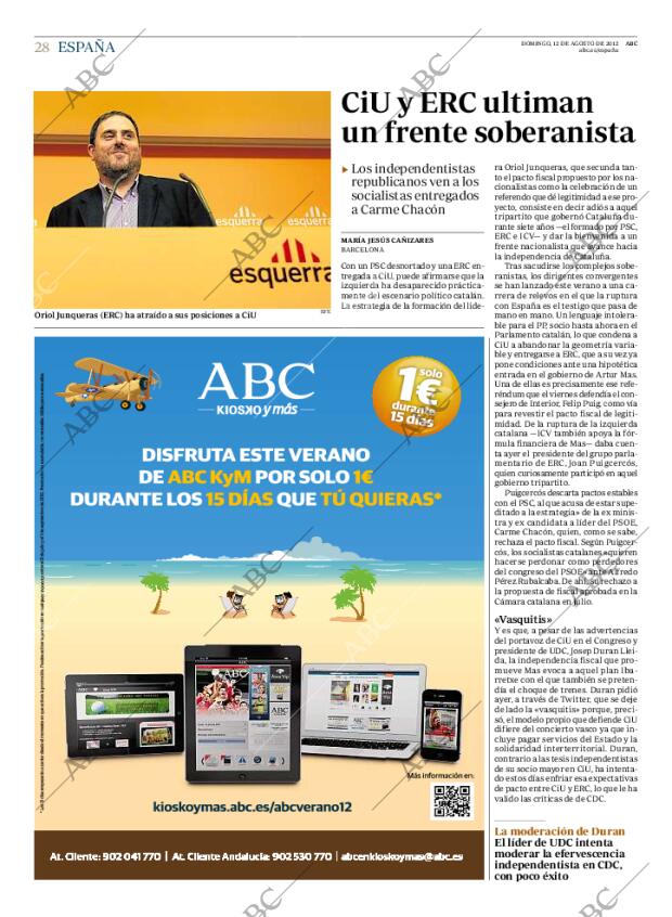 ABC MADRID 12-08-2012 página 28