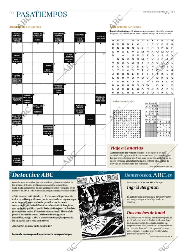 ABC MADRID 12-08-2012 página 90