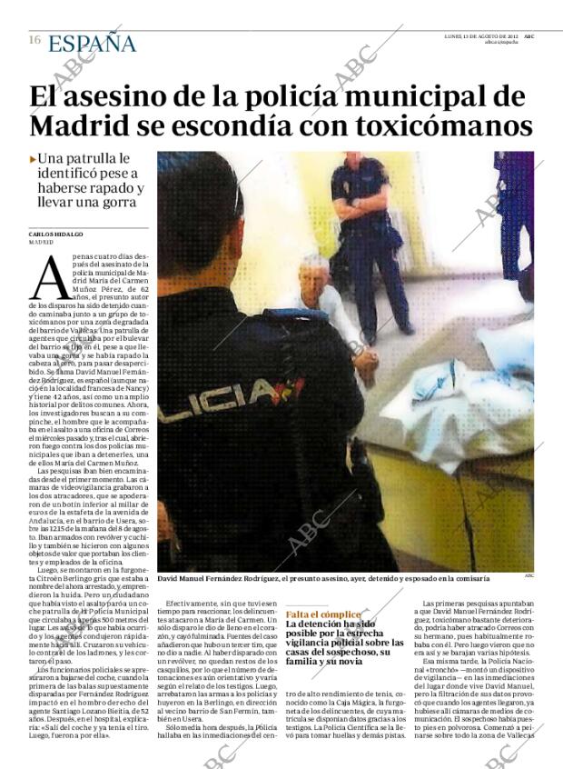 ABC MADRID 13-08-2012 página 16