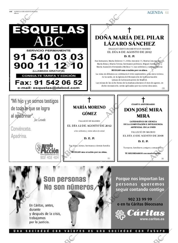ABC MADRID 13-08-2012 página 61