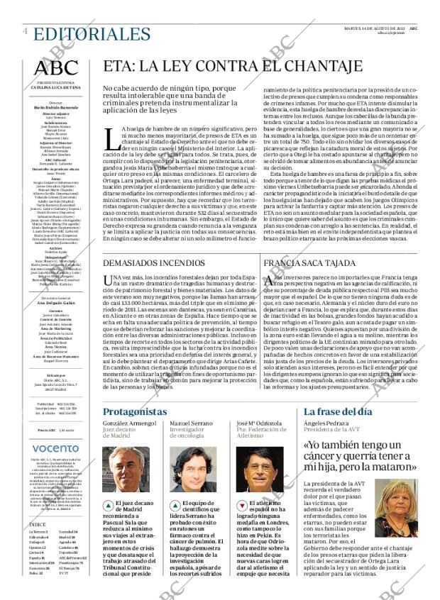 ABC MADRID 14-08-2012 página 4