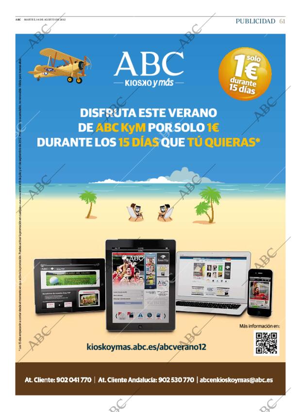 ABC MADRID 14-08-2012 página 61