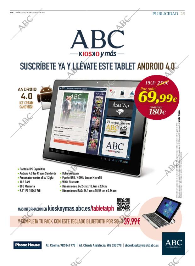 ABC MADRID 15-08-2012 página 25