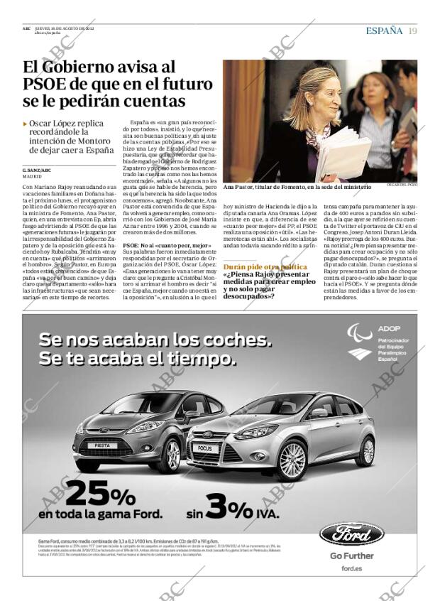ABC MADRID 16-08-2012 página 19