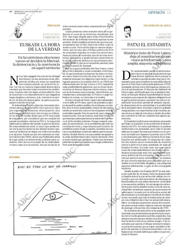 ABC MADRID 22-08-2012 página 13