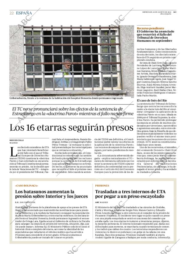 ABC MADRID 22-08-2012 página 22
