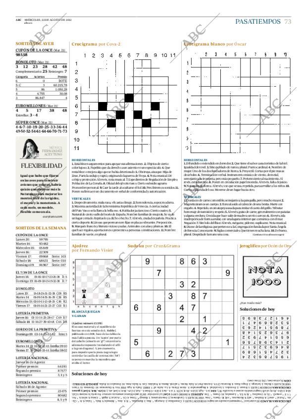 ABC MADRID 22-08-2012 página 73