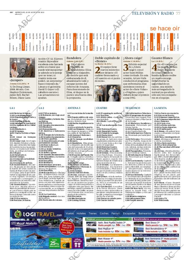 ABC MADRID 22-08-2012 página 77