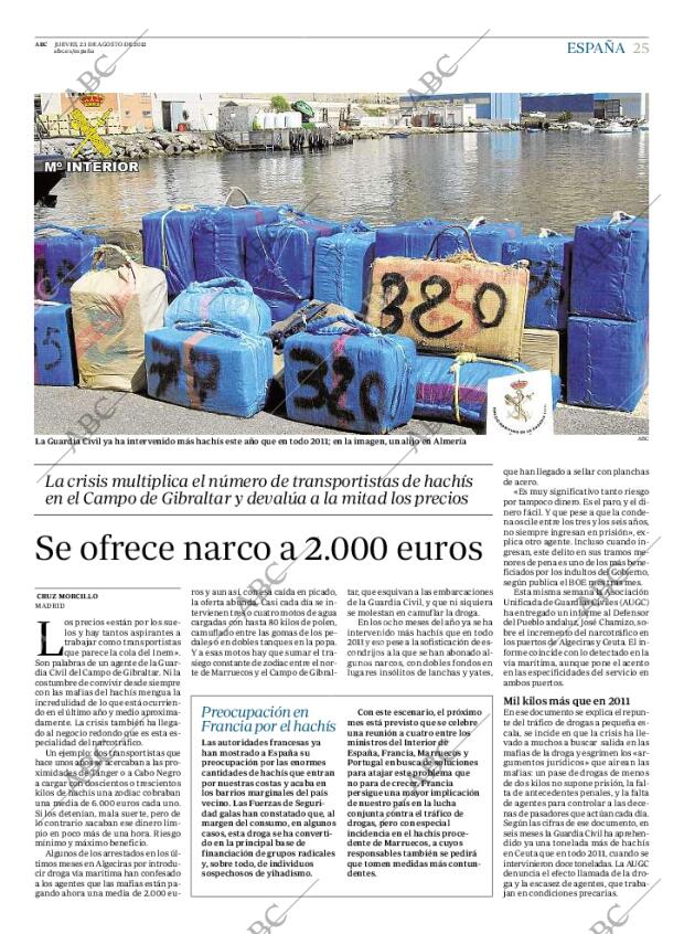 ABC MADRID 23-08-2012 página 25