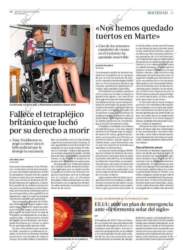 ABC MADRID 23-08-2012 página 41