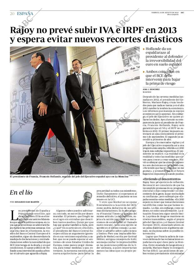 ABC MADRID 31-08-2012 página 20