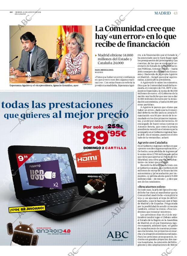 ABC MADRID 31-08-2012 página 43