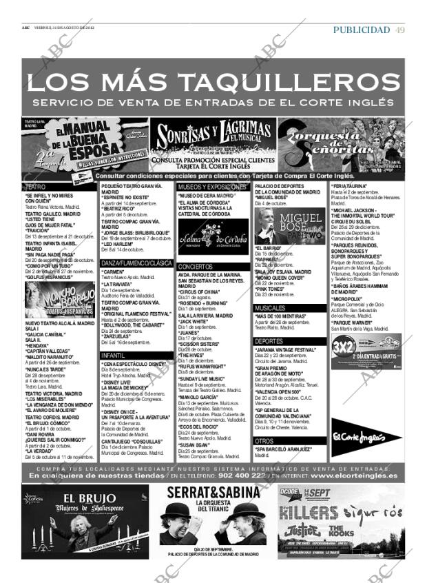 ABC MADRID 31-08-2012 página 49