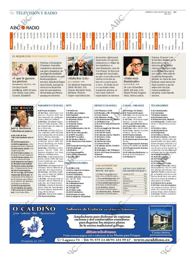 ABC MADRID 31-08-2012 página 76