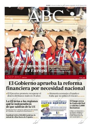 ABC MADRID 01-09-2012 página 1