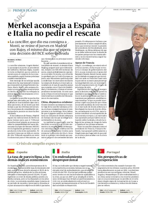 ABC MADRID 01-09-2012 página 20