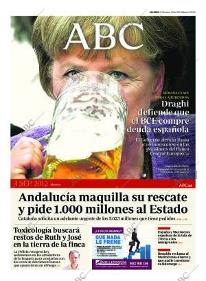 ABC MADRID 04-09-2012 página 1