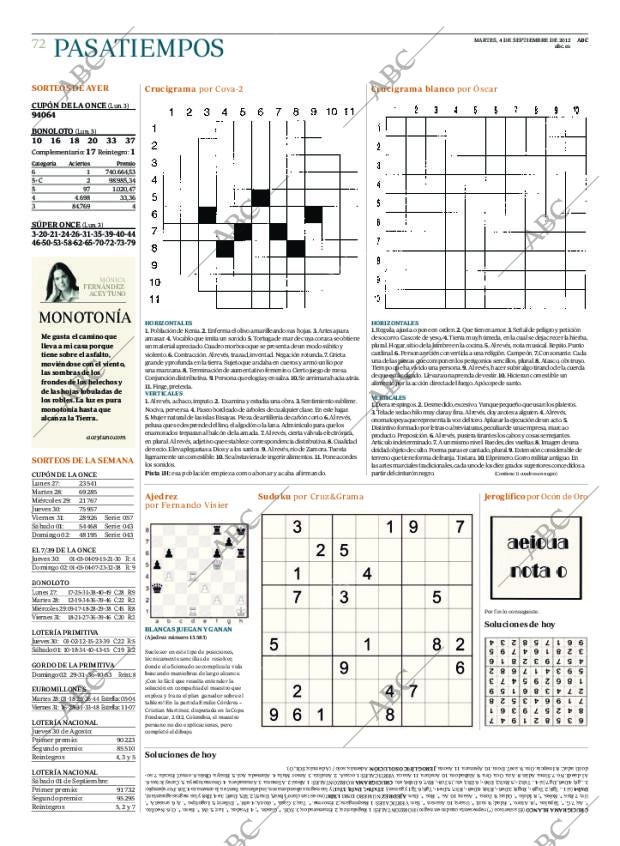 ABC MADRID 04-09-2012 página 72