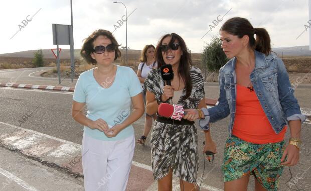 Los Padres y la Hermana de Jose Breton de visita en el centro penitenciario de...