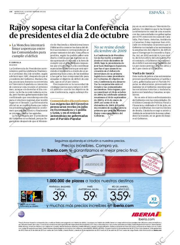 ABC MADRID 12-09-2012 página 25