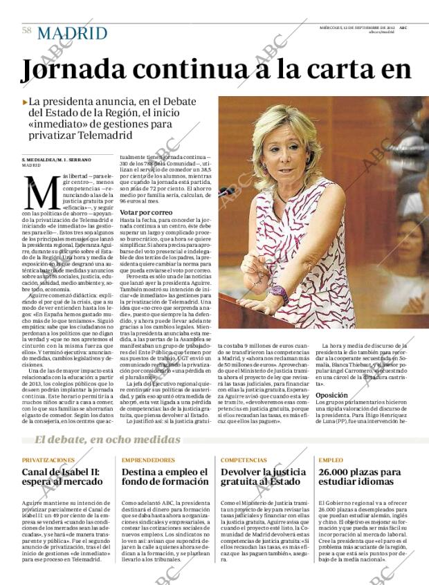 ABC MADRID 12-09-2012 página 58