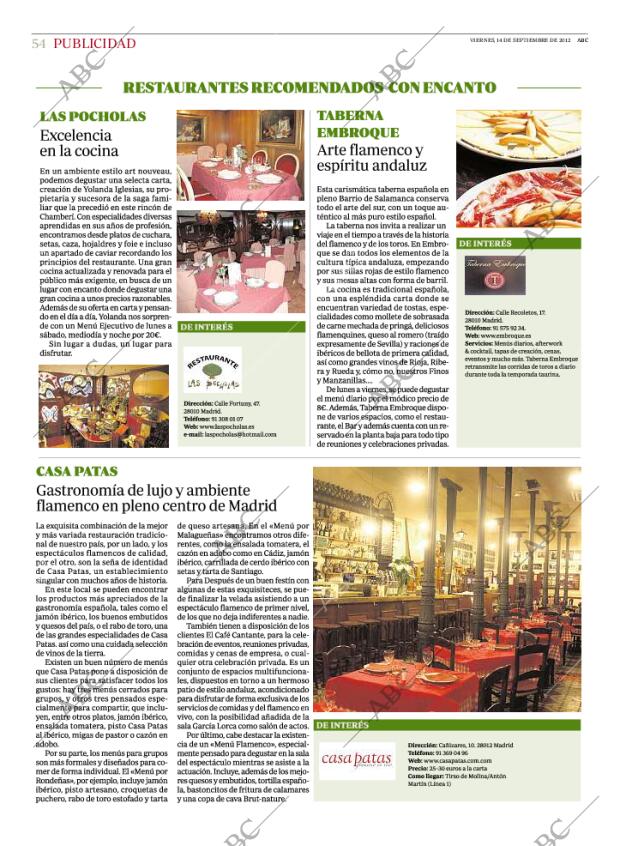 ABC MADRID 14-09-2012 página 54