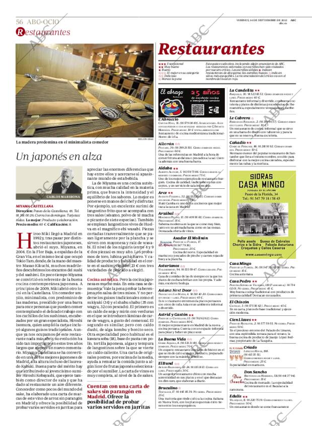 ABC MADRID 14-09-2012 página 56