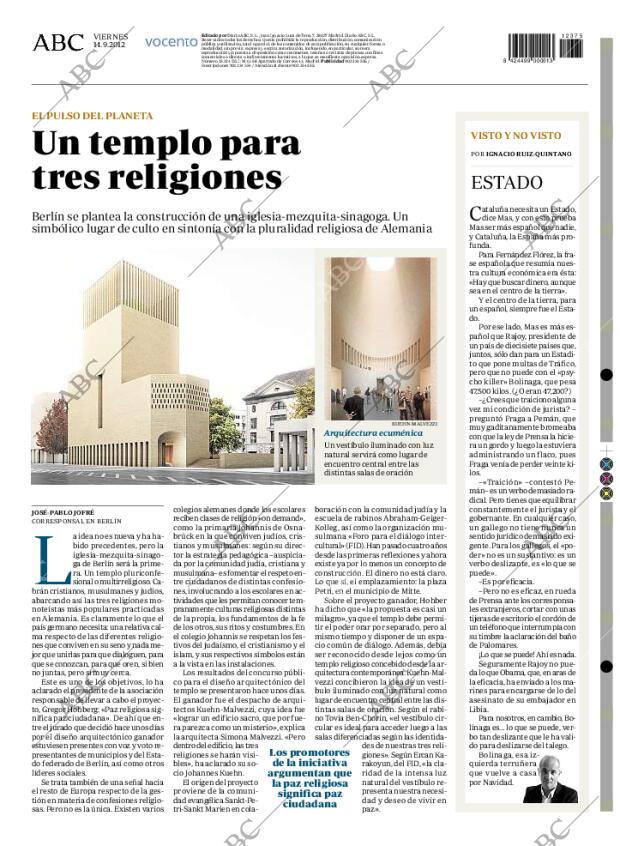 ABC MADRID 14-09-2012 página 96