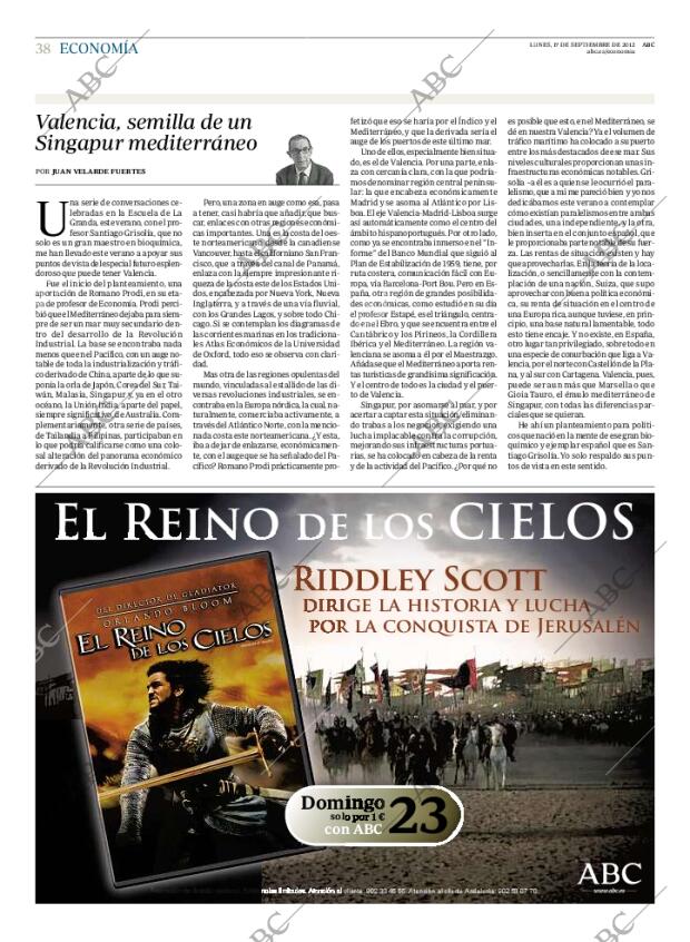ABC MADRID 17-09-2012 página 38