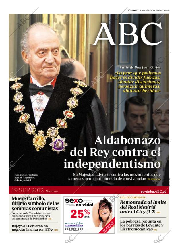 ABC CORDOBA 19-09-2012 página 1