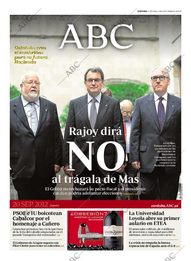 ABC CORDOBA 20-09-2012 página 1