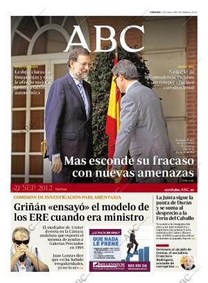ABC CORDOBA 21-09-2012 página 1