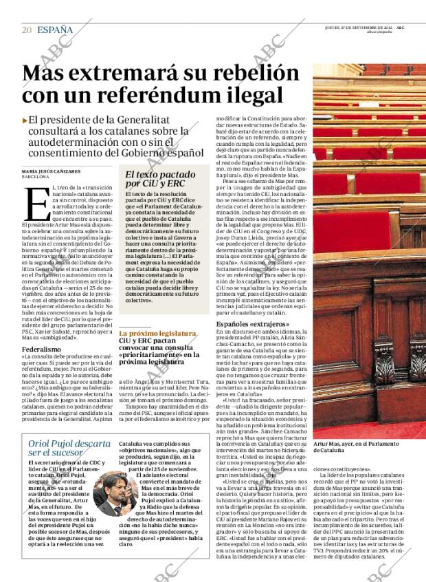 ABC MADRID 27-09-2012 página 20