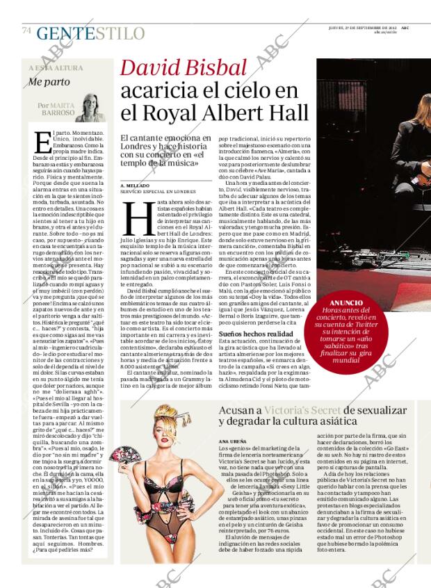 ABC MADRID 27-09-2012 página 74