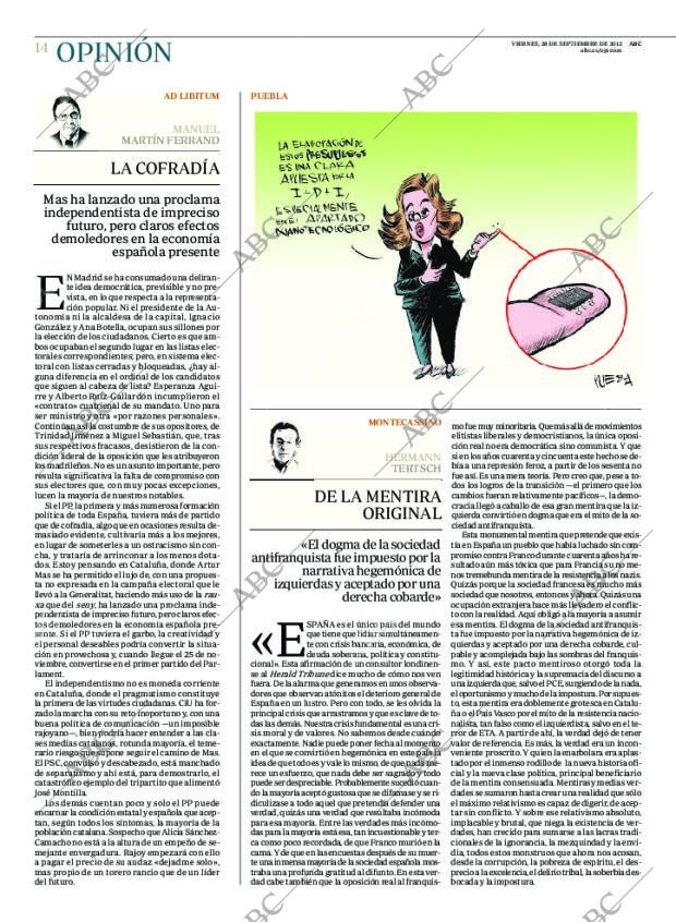 ABC MADRID 28-09-2012 página 14