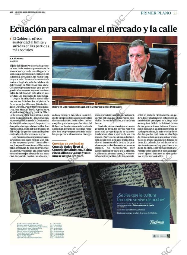 ABC MADRID 28-09-2012 página 23
