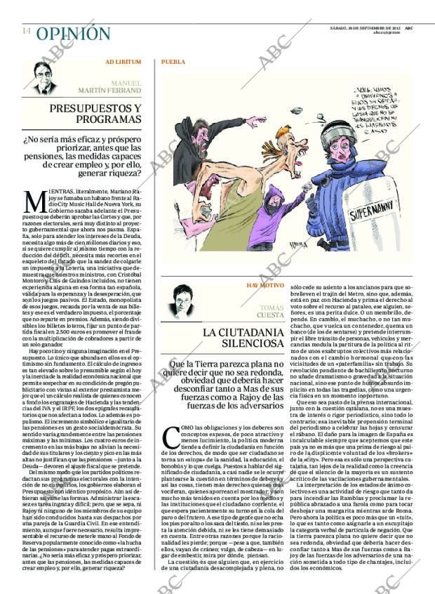 ABC MADRID 29-09-2012 página 16
